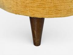  Boman OY Finnish Modern Settee or Sofa Fabric Wood Finland 1940s - 4533625