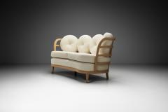  Boman OY Nordic Modern Two Seater Sofa by Oy Boman Ab Finland 1940s - 4252360