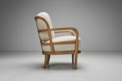  Boman OY Nordic Modern Upholstered Armchair by Oy Boman Ab Finland 1940s - 4253527