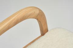  Boman OY Nordic Modern Upholstered Armchair by Oy Boman Ab Finland 1940s - 4253531