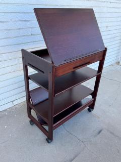  Bombay Furniture Co Mahogany Levenger Table on Casters by Bombay - 4330690