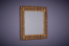  Bonacina Bamboo Mirror by Bonacina 43 x 45cm Italy 1960s - 3356242