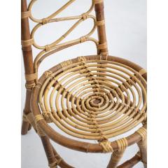  Bonacina Bonacina Rattan High Back Chairs a Pair - 4005299