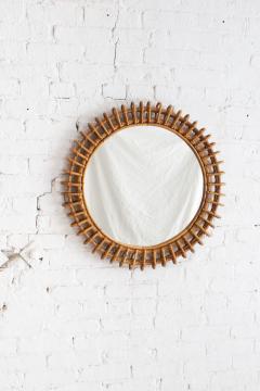  Bonacina Bonacina Rattan Mid Century Italian Mirror - 4003634