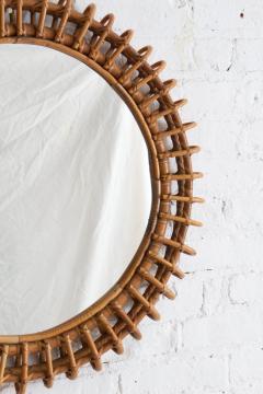  Bonacina Bonacina Rattan Mid Century Italian Mirror - 4003636