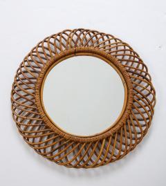  Bonacina Circular Bamboo Bonacina Wall Mirror - 2479630