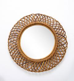  Bonacina Circular Bamboo Bonacina Wall Mirror - 2479631