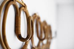  Bonacina ITALIAN RATTAN COAT RACK BY BONACINA - 1196420