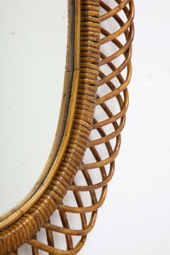  Bonacina Oval Bamboo Bonacina Wall Mirror - 2479643