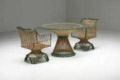  Bonacina Rare Italian Patio Dining Set for Bonacina Italy 1970s - 3441565