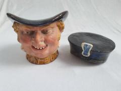 Bordallo Pinhiero Portuguese Palissy majolica box Quality and beautiful piece  - 4564073