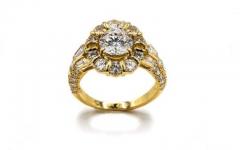  Boucheron BOUCHERON 1 02 CARAT ROUND DIAMOND F IF GIA RING - 1828622