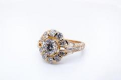  Boucheron BOUCHERON 1 02 CARAT ROUND DIAMOND F IF GIA RING - 1828624