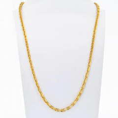  Boucheron BOUCHERON 18K YELLOW GOLD LINK CHAIN 35 INCHES NECKLACE - 3510832