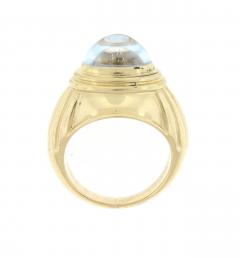  Boucheron Boucheron Cabochon Aquamarine Gold Ring - 430031