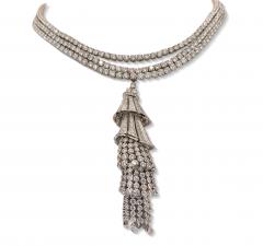  Boucheron Boucheron Paris Important Diamond Necklace with Removable Tassel - 2051825