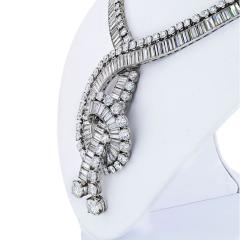  Boucheron Music Platinum 1960s 111 Carat Magnificent Musical Note Diamond Necklace - 4400073
