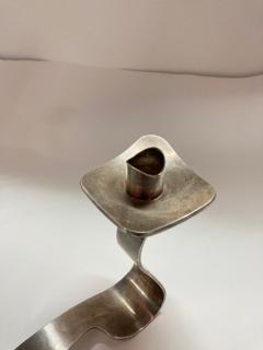  Boulanger 1950s French Silver plated candlesticks - 2982029