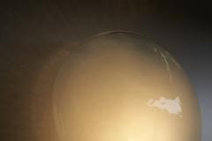  Boulanger Mid Century Brass and Hand Blown Glass Wall Sconce 1960s - 4510340