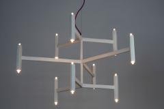  Bourgeois Boheme Atelier 9 arm Geometric Plaster Chandelier Nation Chandelier - 4748850