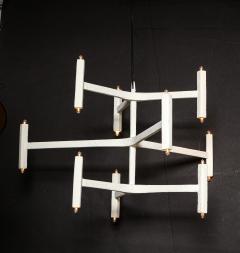  Bourgeois Boheme Atelier 9 arm Geometric Plaster Chandelier Nation Chandelier - 4748852