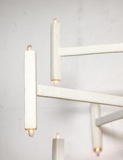  Bourgeois Boheme Atelier 9 arm Geometric Plaster Chandelier Nation Chandelier - 4748856