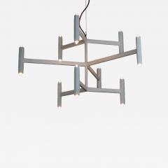  Bourgeois Boheme Atelier 9 arm Geometric Plaster Chandelier Nation Chandelier - 4750995