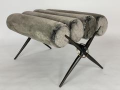  Bourgeois Boheme Atelier Bel Air Bench Faux Fur - 1392173