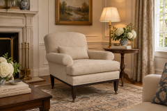  Bourgeois Boheme Atelier Classic Styled Gentlemans Arm Chair Rive Gauche Arm Chair - 4812313