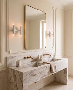  Bourgeois Boheme Atelier Nation Sconce Modern Wall Sconce with Plaster Finish  - 4745922