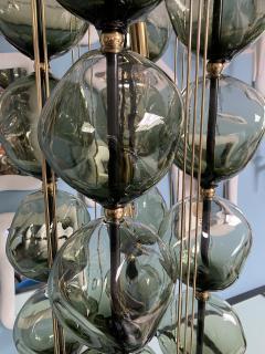  Bourgeois Boheme Atelier Opera Prima Chandelier by Bourgeois Boheme Atelier Hunter Green Glass  - 1927303