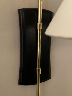  Bourgeois Boheme Atelier Pair of Bastille Sconce White linen shades - 1184596