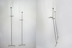  Bourgeois Boheme Atelier Pair of Font Albe Candle Wall Sconces Gun Metal Patina - 1701472