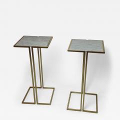  Bourgeois Boheme Atelier Pair of Nantes Side Tables Model D Brass - 4191249