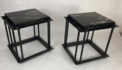  Bourgeois Boheme Atelier Pair of Simplon Side Tables Black Granite - 1329781