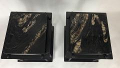  Bourgeois Boheme Atelier Pair of Simplon Side Tables Black Granite - 1329782