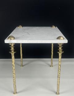  Bourgeois Boheme Atelier Pair of Sorgue Side Tables Gold Bronze - 4261053