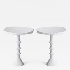  Bourgeois Boheme Atelier Pair of St Paul Plaster Side Tables - 2425970