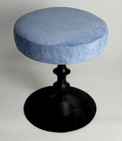  Bourgeois Boheme Atelier Pair of St Paul Primo Stools Bronze and Suede  - 4742663