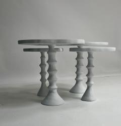  Bourgeois Boheme Atelier Set of Four St Paul Plaster Tables - 3075196