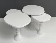  Bourgeois Boheme Atelier Set of Four St Paul Plaster Tables - 3075198