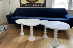  Bourgeois Boheme Atelier Set of Four St Paul Plaster Tables - 3075199