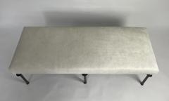  Bourgeois Boheme Atelier Sorgue Bench Off White Cow Hide Silicon Bronze Legs by Bourgeois Boheme - 3118026