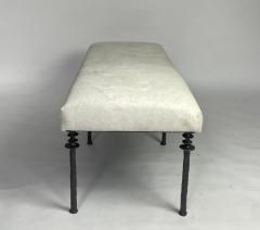  Bourgeois Boheme Atelier Sorgue Bench Off White Cow Hide Silicon Bronze Legs by Bourgeois Boheme - 3118030