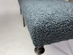  Bourgeois Boheme Atelier Sorgue Bench Twilight Blue Boucle - 2017962