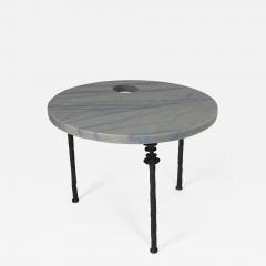  Bourgeois Boheme Atelier Sorgue Table Round with Bronze legs - 1362594