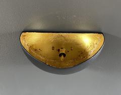  Bourgeois Boheme Atelier St Germain Sconce Matte Black with Gold Leaf Interior - 2114185