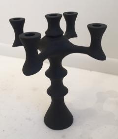  Bourgeois Boheme Atelier St Paul Candelabra Matte Black Finish - 1150464