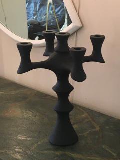  Bourgeois Boheme Atelier St Paul Candelabra Matte Black Finish - 1150465