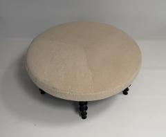  Bourgeois Boheme Atelier St Paul Ottoman Silicon Bronze and Natural Shearling - 4515674